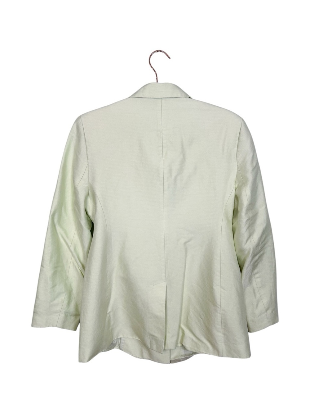 Banana Republic Pale Green Hourglass Italian Viscose Linen Blazer - Picture 3 of 9